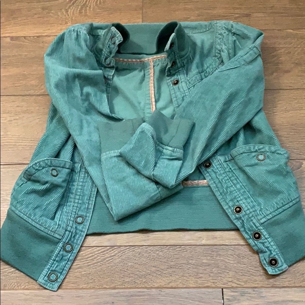 Blue corduroy jacket